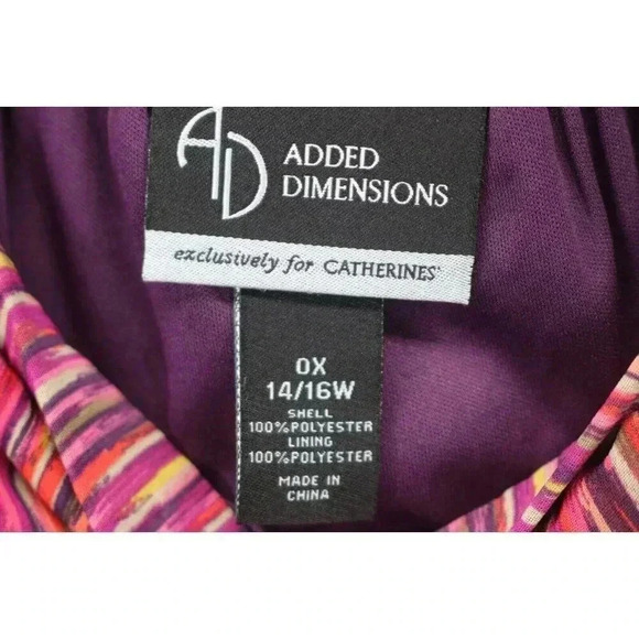 Added Dimensions for Catherines Chiffon Maxi Skirt-Size 16-18W - Picture 4 of 7